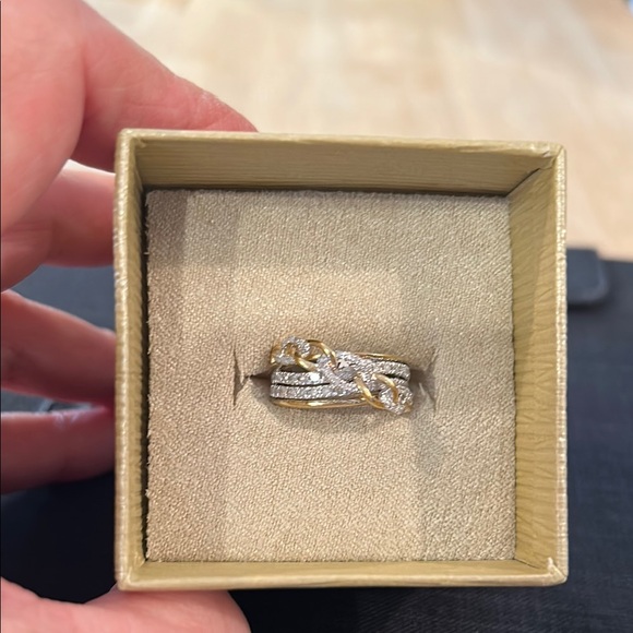 JTV .50 CTW round white diamond Women's Ring - Picture 5 of 5